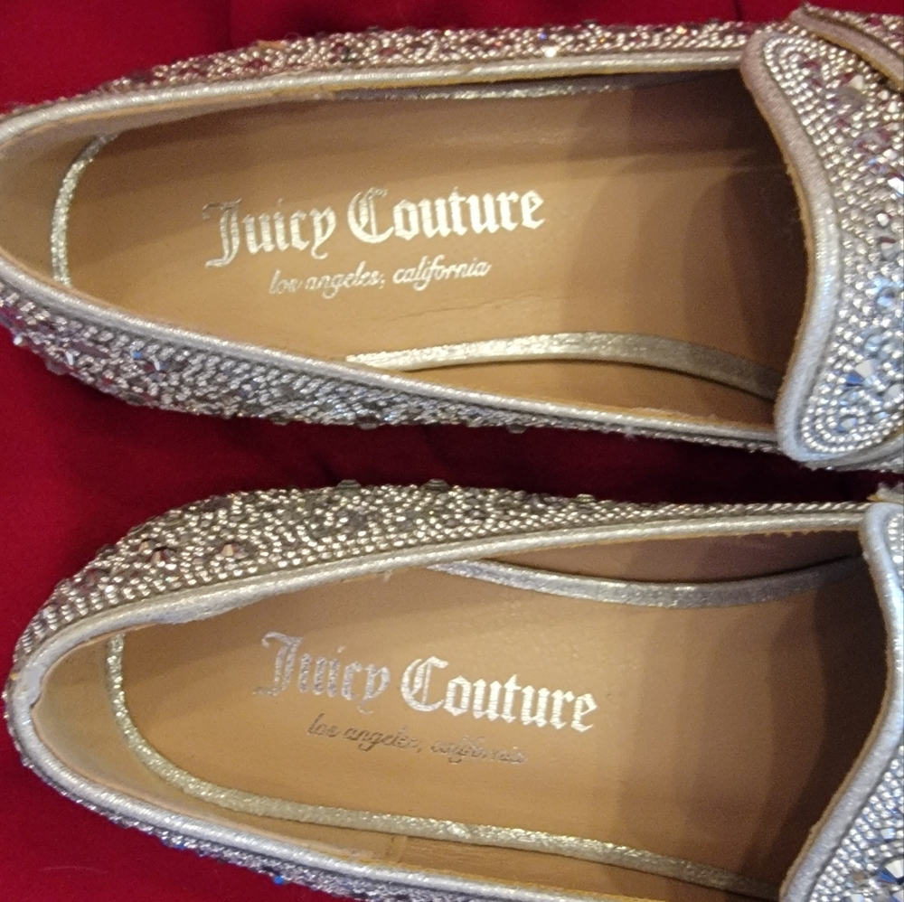 Juicy Couture Caviar Rhinestone Loafers-NWT-9 - Picture 3 of 7